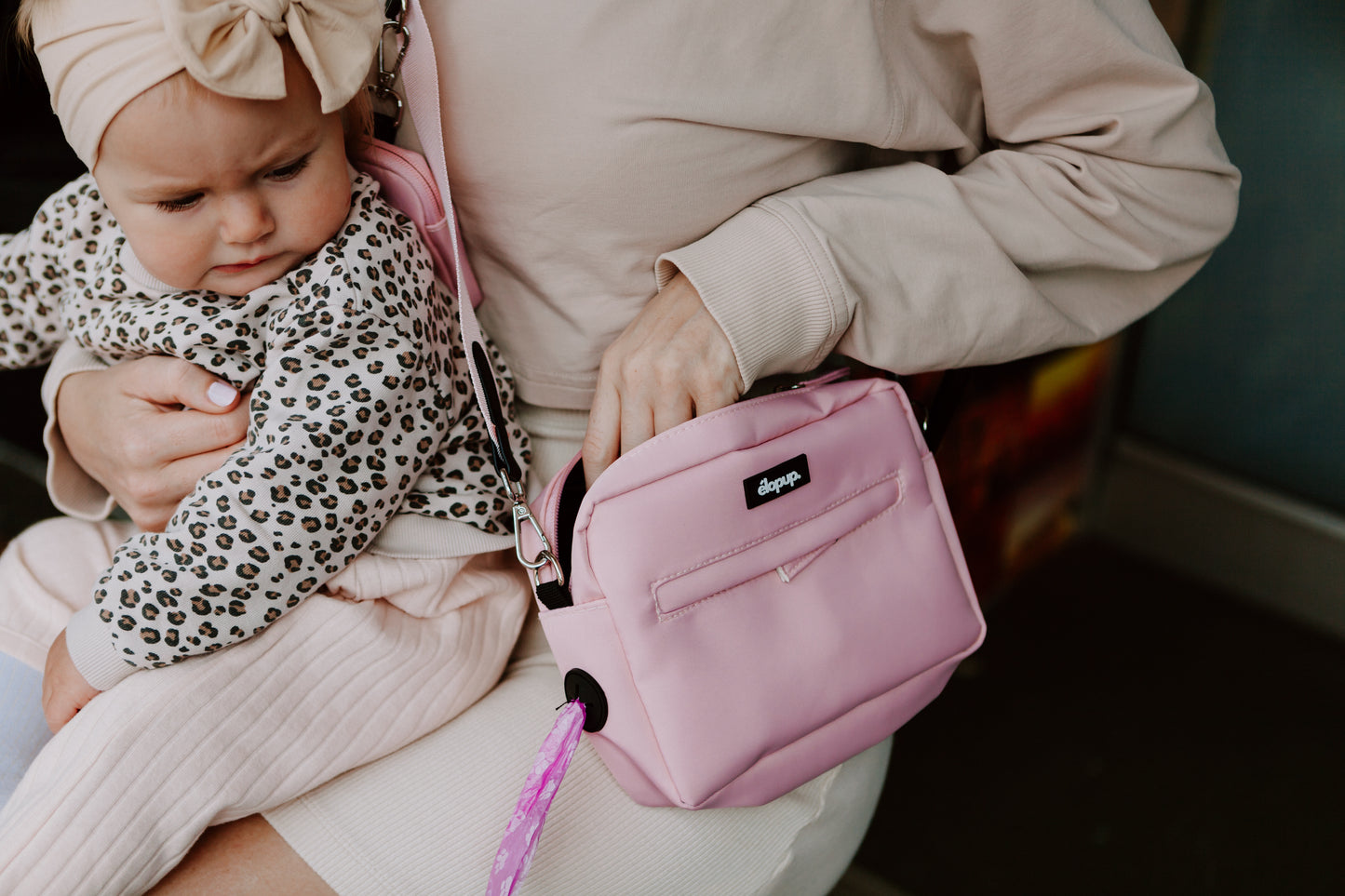 élopup Dog Walking Bag - Pink