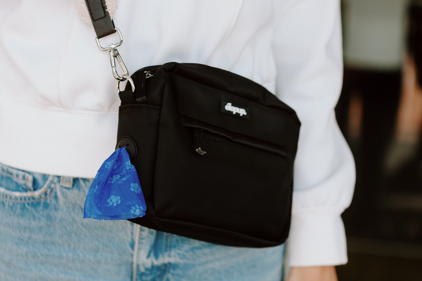 élopup Dog Walking Bag - Black